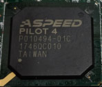 A picture of an ASPEED System on Chip